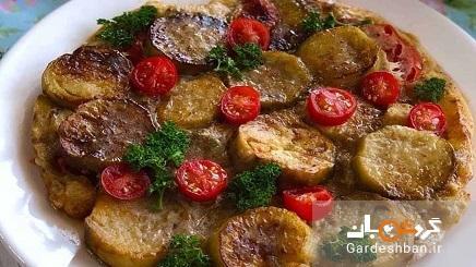 ورقه بادمجان گیلکی طرز تهیه ورقه بادمجان گیلکی