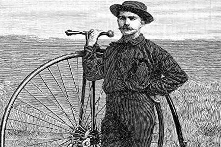 اولین کسی که دور دنیا را با دوچرخه رکاب زد