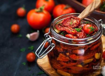 ساده ترین روش تهیه گوجه خشک در خانه