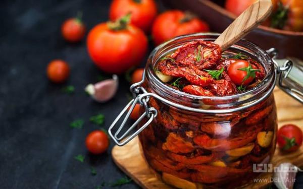 ساده ترین روش تهیه گوجه خشک در خانه
